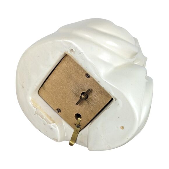 Vintage Madonna Ceramic Music Box Planter: Religious Figurine, 9" - Picture 6 of 8